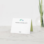 ノートカード: ヤグルマギク ノートカード (裏面)