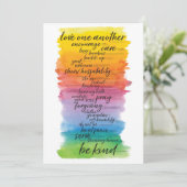 ノートカード：互いに サンキューカード (スタンド正面)