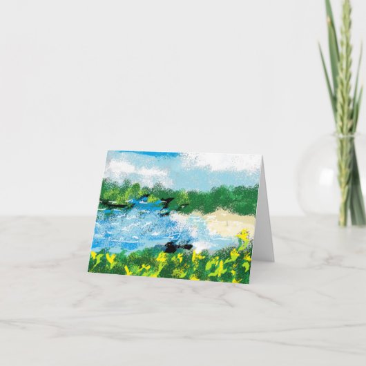 ノートカード：内のウィスパー ノートカード (正面)