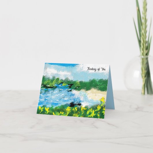 ノートカード：内のウィスパー ノートカード (正面)