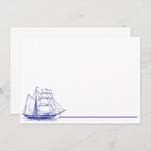 ノートカード – 出荷 (正面/裏面)