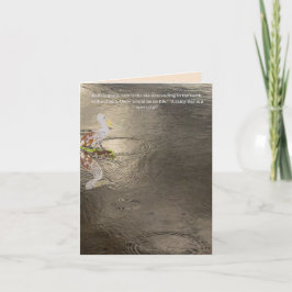 ノートカード：勇気付けられる ノートカード