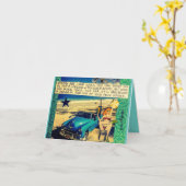 ノートカード – 女性は車のようなものだ。あなたは彼女を交換することができる (黄色い花)