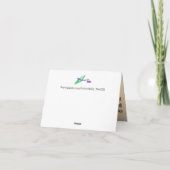 ノートカード：心地よい ノートカード (裏面)