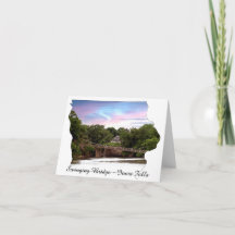 ノートカード – 揺れ橋、アイオワ秋、アイオワ