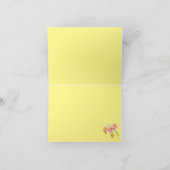 ノートカード：日本のフローラ ノートカード (内部)