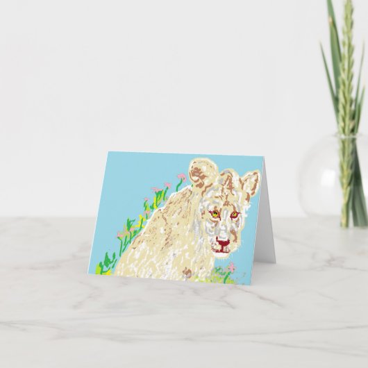 ノートカード、標準の白い封筒が含まれる カード (正面)