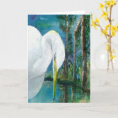 ノートカード – 熱帯鳥 (黄色い花)