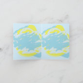 ノートカード：風に巻き込まれる ノートカード (内部)