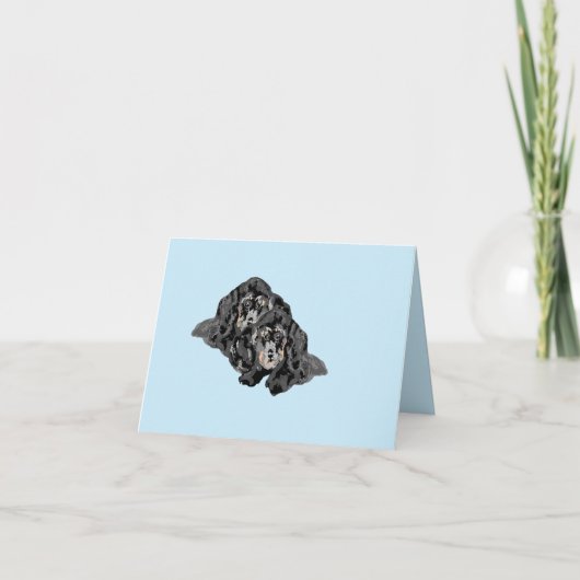 ノートカード： Dachshund ノートカード (正面)