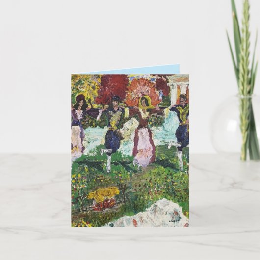 ノートカード： Grecianフェスティバル ノートカード (正面)