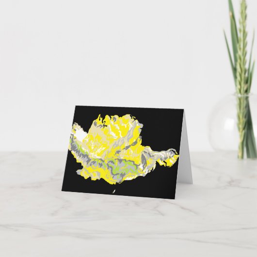 ノートカー空白のド/バラ カード (正面)