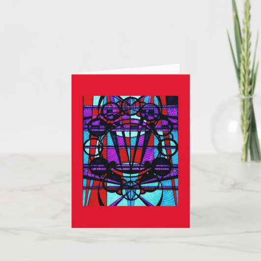 ノートカ空白のード(アールデコ/Steampunk) カード (正面)