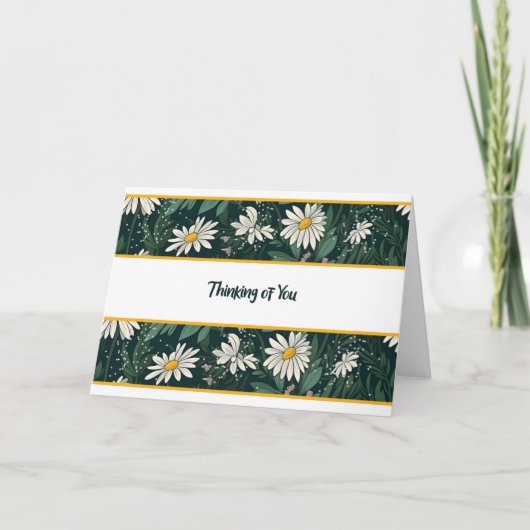 ノートカ空白のード(デイジー付き) サンキューカード (正面)