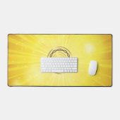 ノートクールパソコン及びマウス用デスクマット デスクマット (キーボード&マウス)