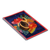 ノートジャーナルアロハ日記のウクレレの島夜 ノートブック (右側)
