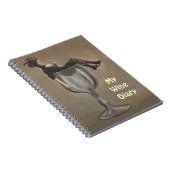 ノートジャーナルワインのレシピの本のアンティークのおもしろい ノートブック (右側)