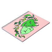 ノートジャーナル喜劇の悲劇は戯曲日記を覆います ノートブック (左側)