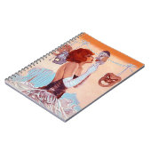 ノートジャーナル喜劇の悲劇は戯曲日記を覆います ノートブック (左側)