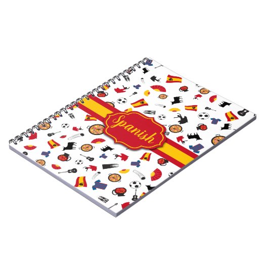 ノートスペインのブック ノートブック (左側)