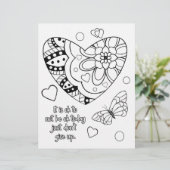 ノートバック付きのハートカラーリングページはok (スタンド正面)