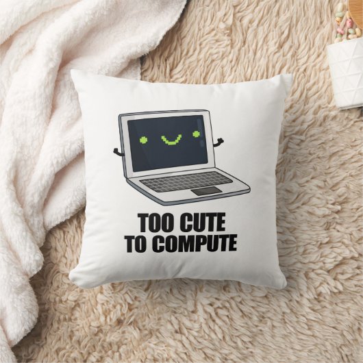 ノートパソコンのパウおもしろいンを計算するには可愛すぎる クッション (ブランケット)