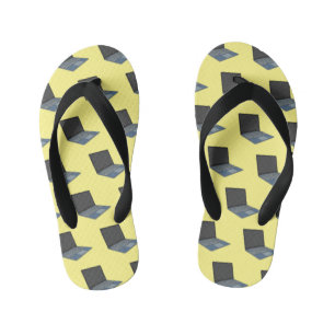 ノートパソコンの漫画イラストレーション キッズビーチサンダル