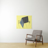 ノートパソコンの漫画イラストレーション タペストリー (インサイチュ(横))