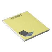 ノートパソコンの漫画イラストレーション ノートパッド (アングル)