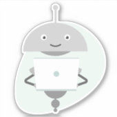 ノートパソコンのMia シール (正面)