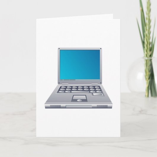 ノートパソコンコンピュータ カード (正面)