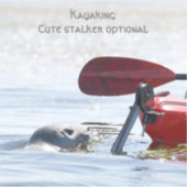 ノートパソコンステッカー後を追 – カイーカーで奇妙なシール シール (正面)