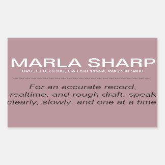 ノートパソコンステッカー（小）。 長方形シール