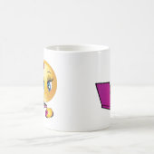 ノートパソコン絵文字の女の子 コーヒーマグカップ (中央)