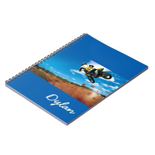 ノートパソコン – オートバイおよび名前をカスタムする ノートブック (左側)