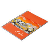 ノートパソコン – オートバイおよび名前をカスタムする ノートブック (左側)