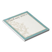 ノートパッドのヴィンテージエレガント旋回領域スクロール ノートパッド (アングル)