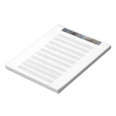 ノートパッド古代ギリシャ音楽スタッフ ノートパッド (回転)