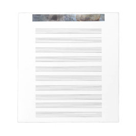 ノートパッド古代ギリシャ音楽スタッフ ノートパッド