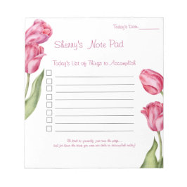 ノートパッド5.5x6大きなチューリップを実現 ノートパッド
