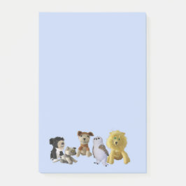 ノートパッド – おもちゃ動物のグループ