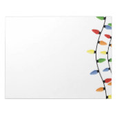 ノートパッド – クリスマスライト (正面)