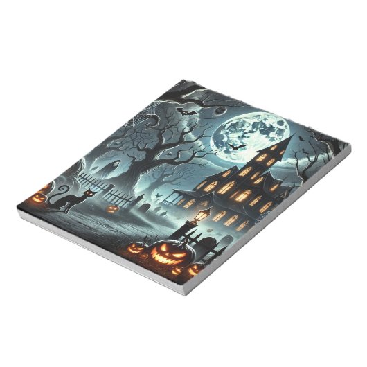 ノートパッド.ハロウィーンヴィンテージの日 ノートパッド (回転)