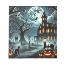 ノートパッド.ハロウィーンヴィンテージの日 ノートパッド