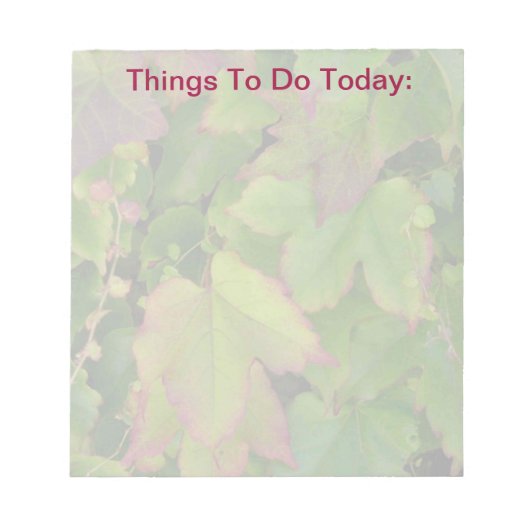 ノートパッド – -葉実行するオプション (正面)