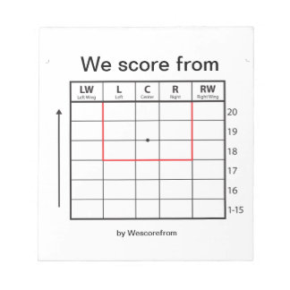 ノートパッド「We score from」 ノートパッド