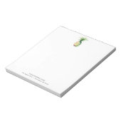 ノートパッパーソナライズされたド水彩パイナップル ノートパッド (回転)