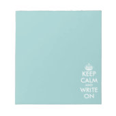 ノートパッ保ドに対して落ち着き書と落ち着き |筆記用紙 ノートパッド (正面)