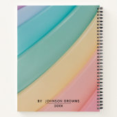 ノートパーソナライズされたカラフルブック ノートブック (裏面)