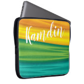 ノートパーソナライズされたパソコンCase lgbtq rainbow flag lesbia ラップトップスリーブ (正面右)